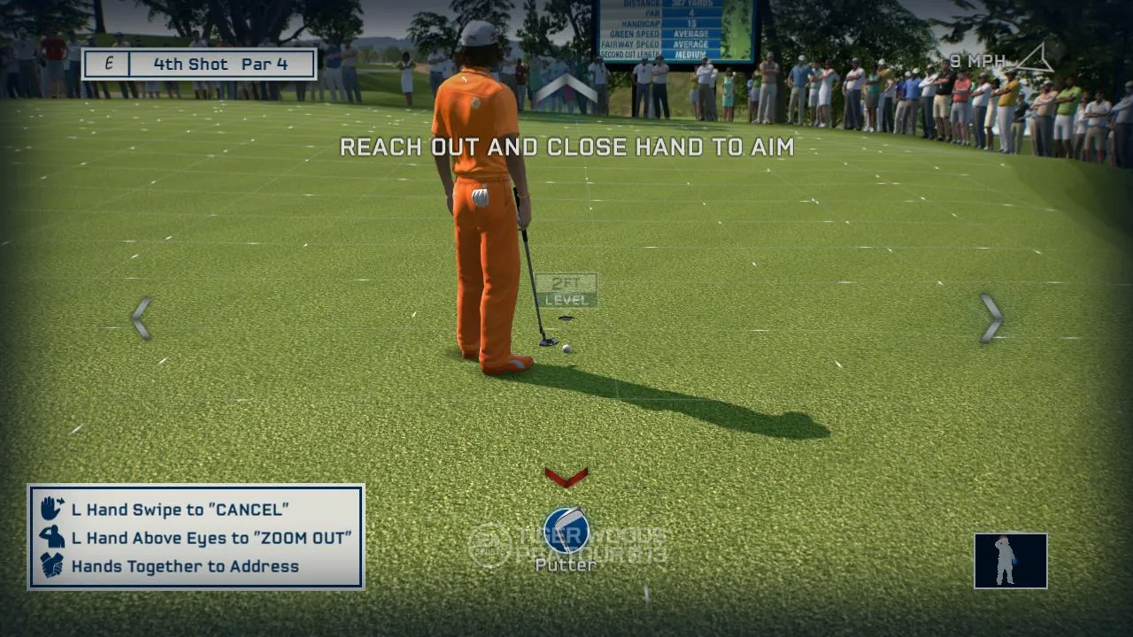 Tiger Is Swinging Easy With Kinect