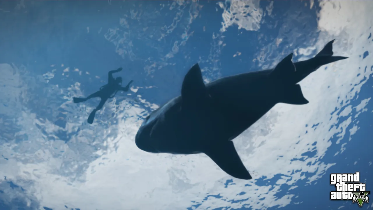 New Grand Theft Auto V Screens Show Terror From The Deep