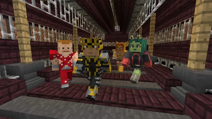 The Guardians Of The Galaxy Bring Some Friends To Minecraft Xbox 360