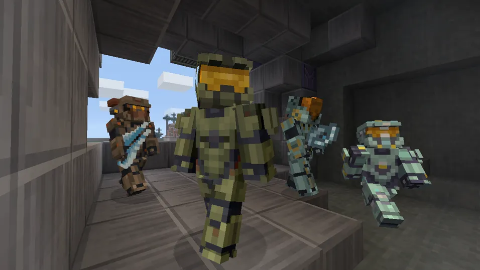 Minecraft Mashup Gets Free Halo 5 Update This Friday