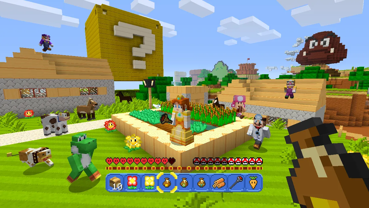 It's-a Minecraft! Mario Invades Mojang's Blocky Paradise On Wii U Next Week