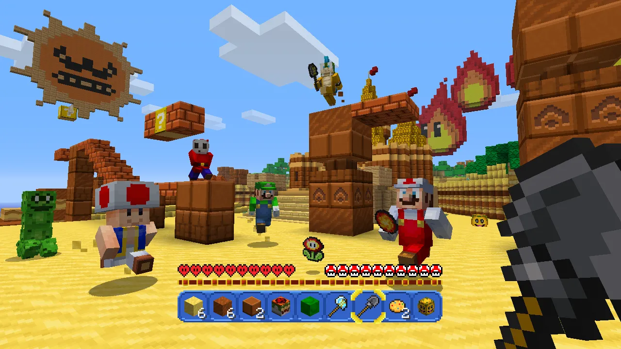 It's-a Minecraft! Mario Invades Mojang's Blocky Paradise On Wii U Next Week