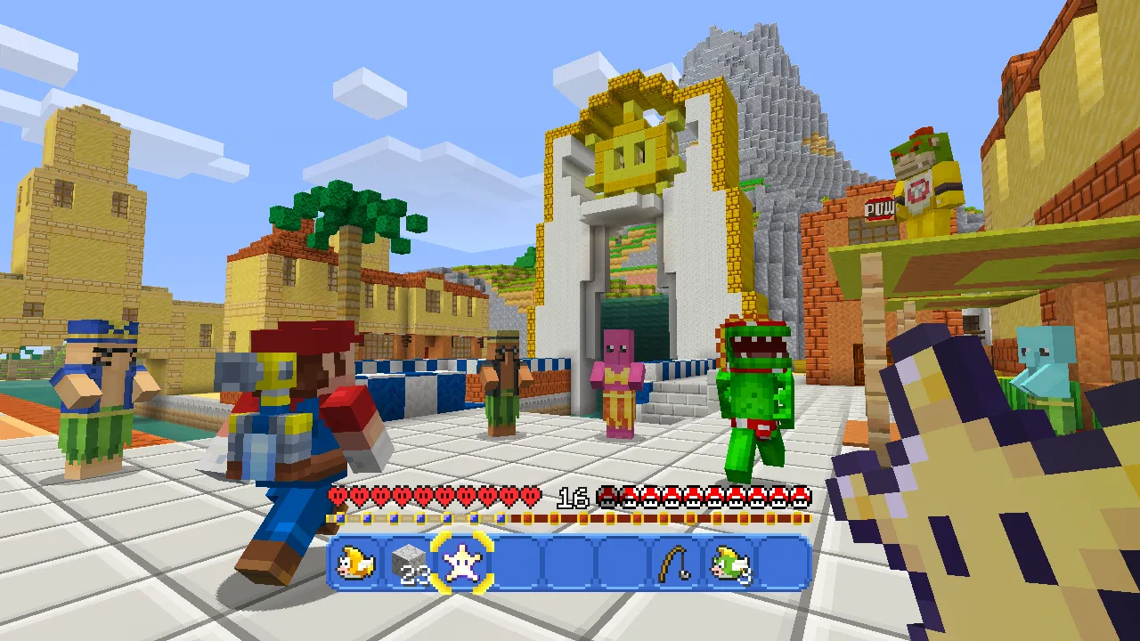 It's-a Minecraft! Mario Invades Mojang's Blocky Paradise On Wii U Next Week