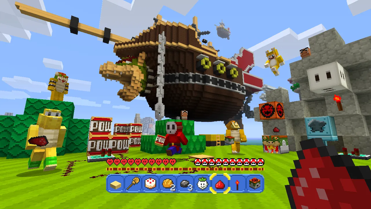 It's-a Minecraft! Mario Invades Mojang's Blocky Paradise On Wii U Next Week
