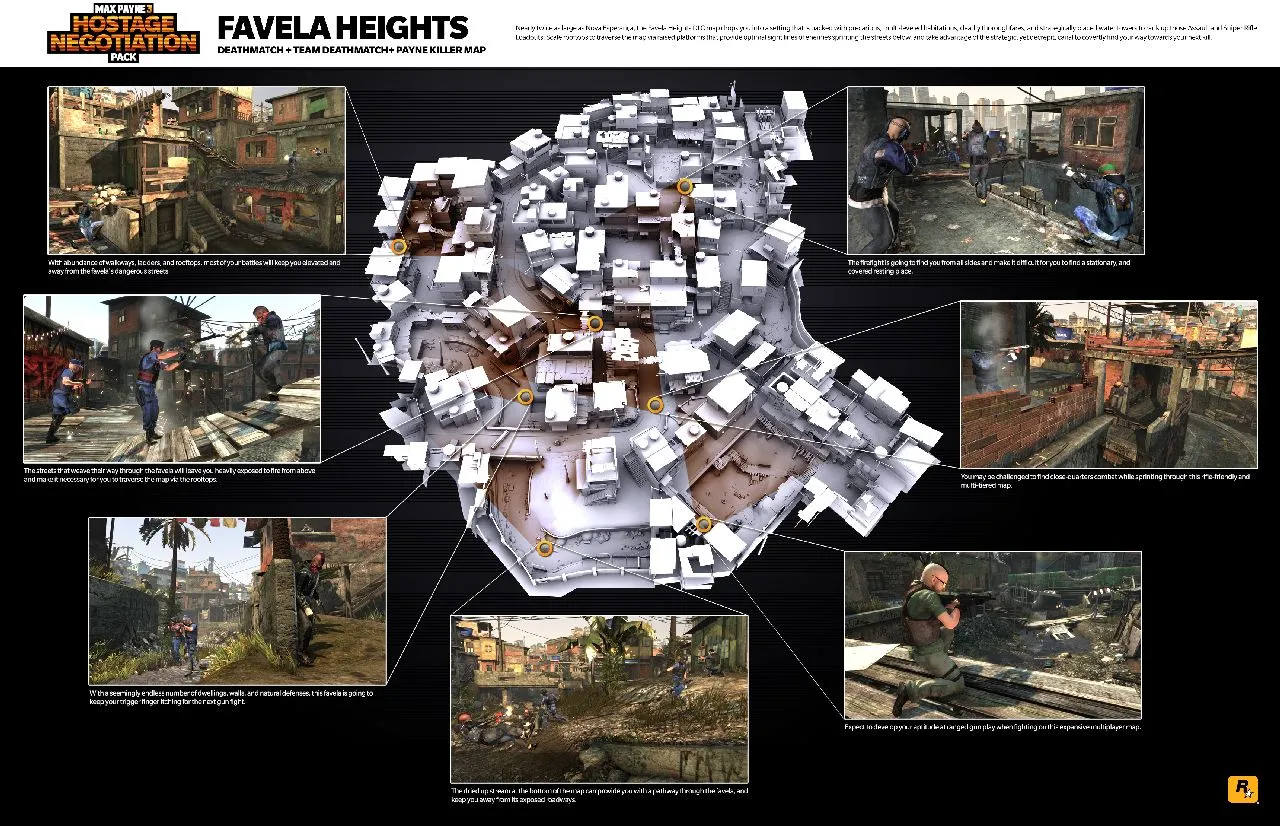 A Bird's Eye View Of Max Payne 3's New DLC Maps