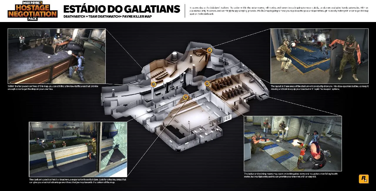 A Bird's Eye View Of Max Payne 3's New DLC Maps