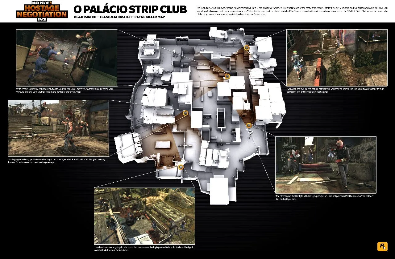 A Bird's Eye View Of Max Payne 3's New DLC Maps