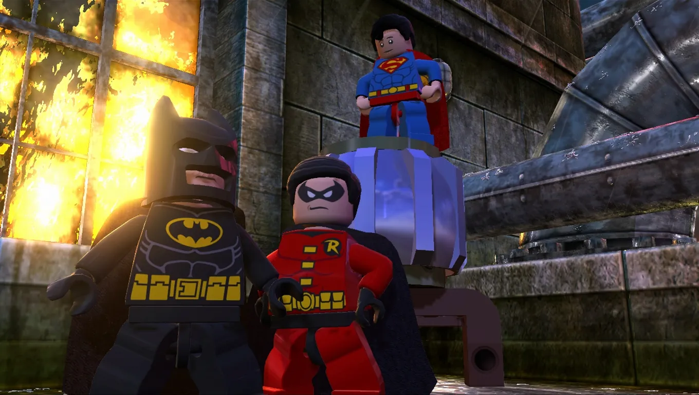 Superman Looks Down On Batman In New Screens