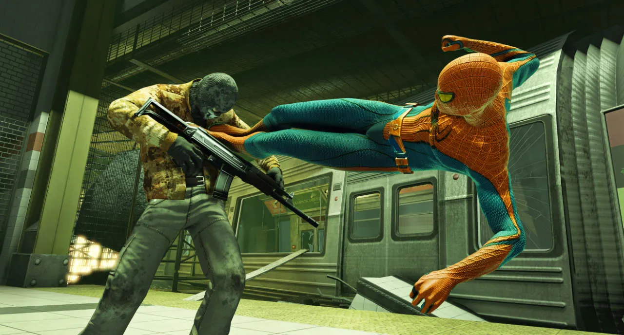 This Spider-Man Is Swinging On Cobwebs 