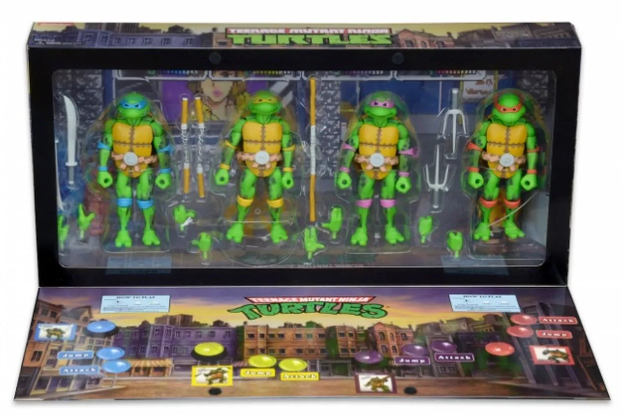 Teenage Mutant Ninja Turtle Arcade Game Figures Announced For San Diego Comic Con