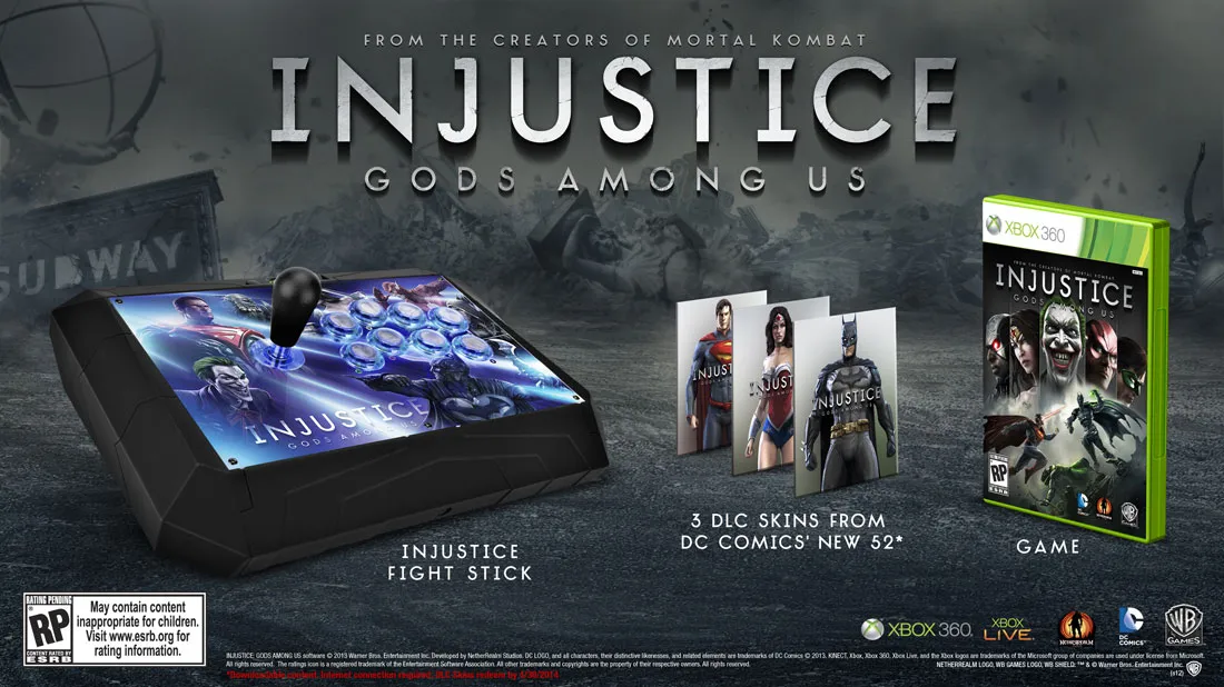 Injustice: Gods Among Us Release Date & Collector's Editions Revealed