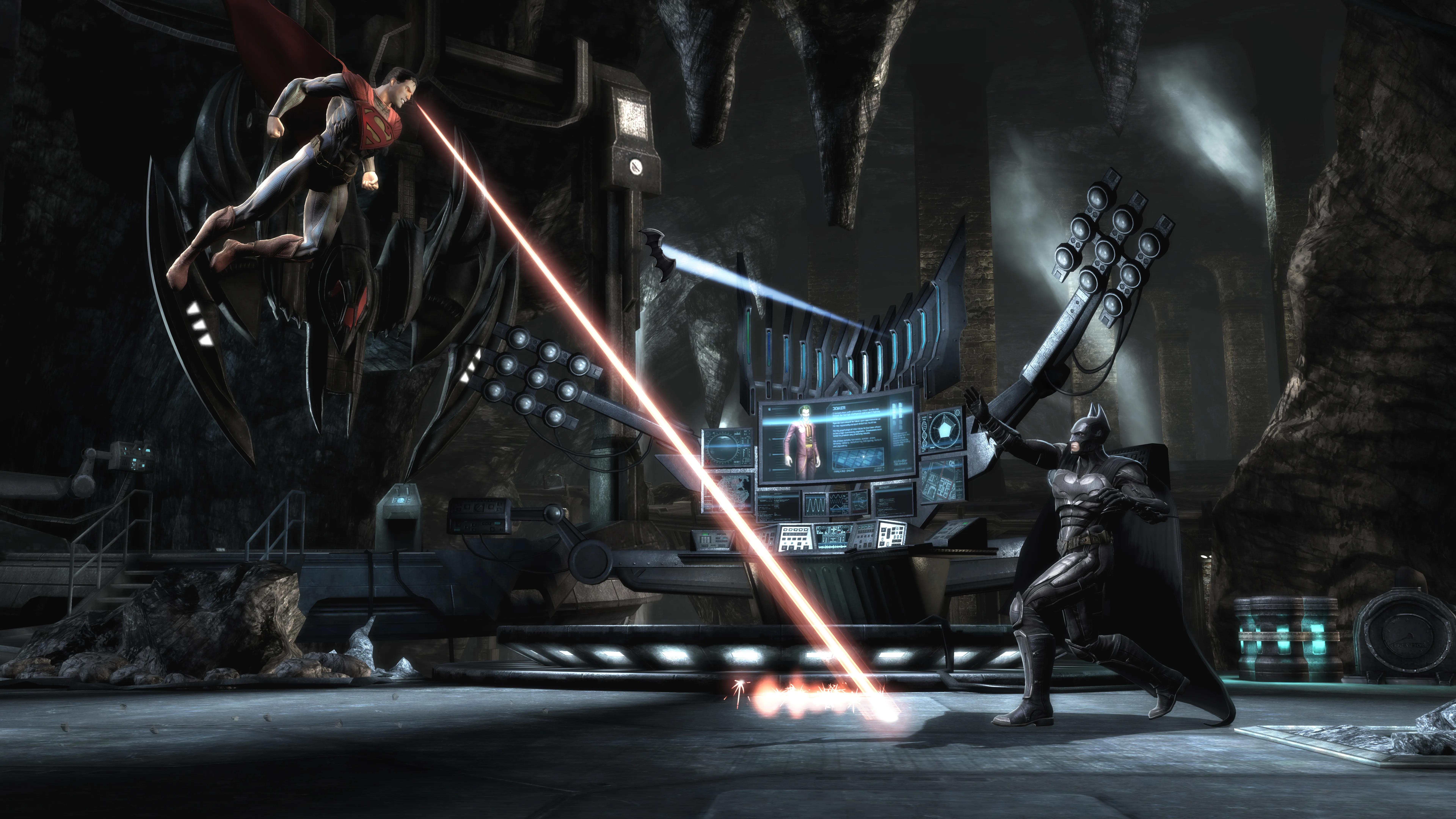 Injustice: Gods Among Us Screens And Trailer Show Off The Batcave