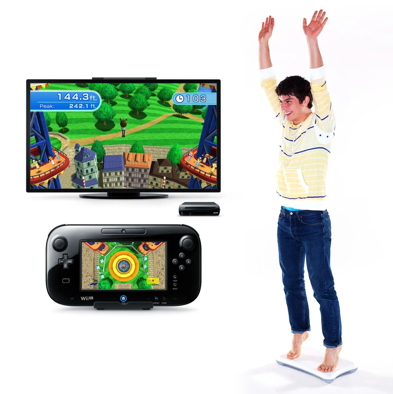 Hands And Feet On Wii Fit U