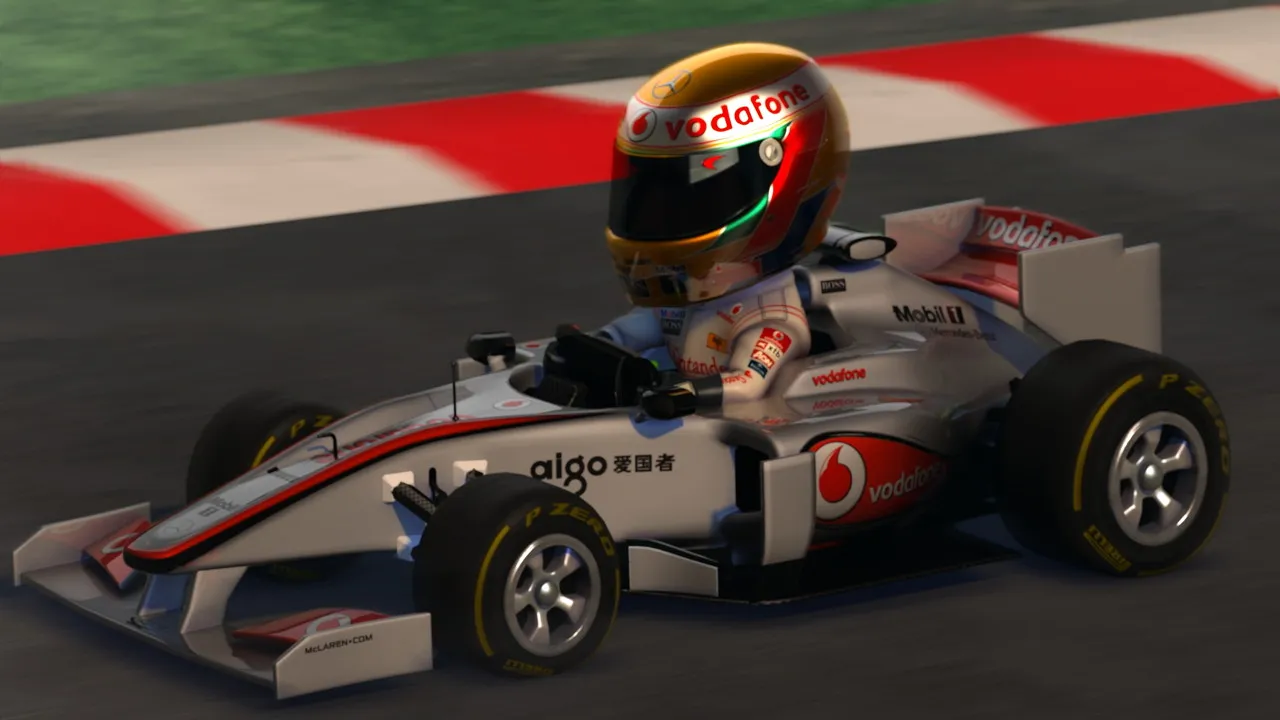 F1 Race Stars Hit The Track