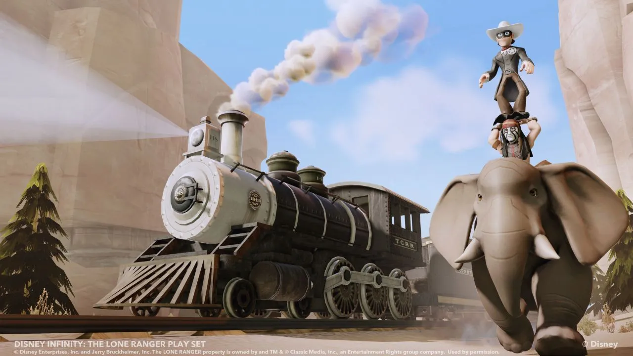 Gunslinging And Chasing Trains In Disney Infinity's Lone Ranger Play Set
