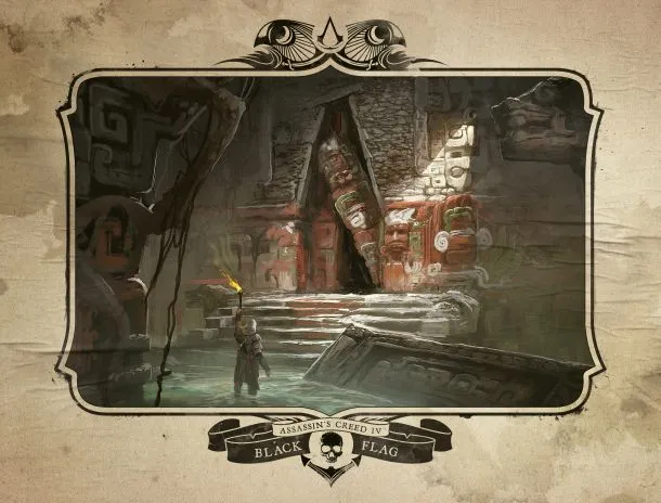 Between Sharks And The Towering Man Of War, Kenway Has His Hands Full