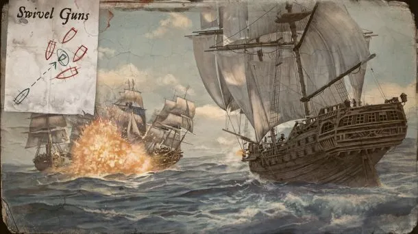 Between Sharks And The Towering Man Of War, Kenway Has His Hands Full