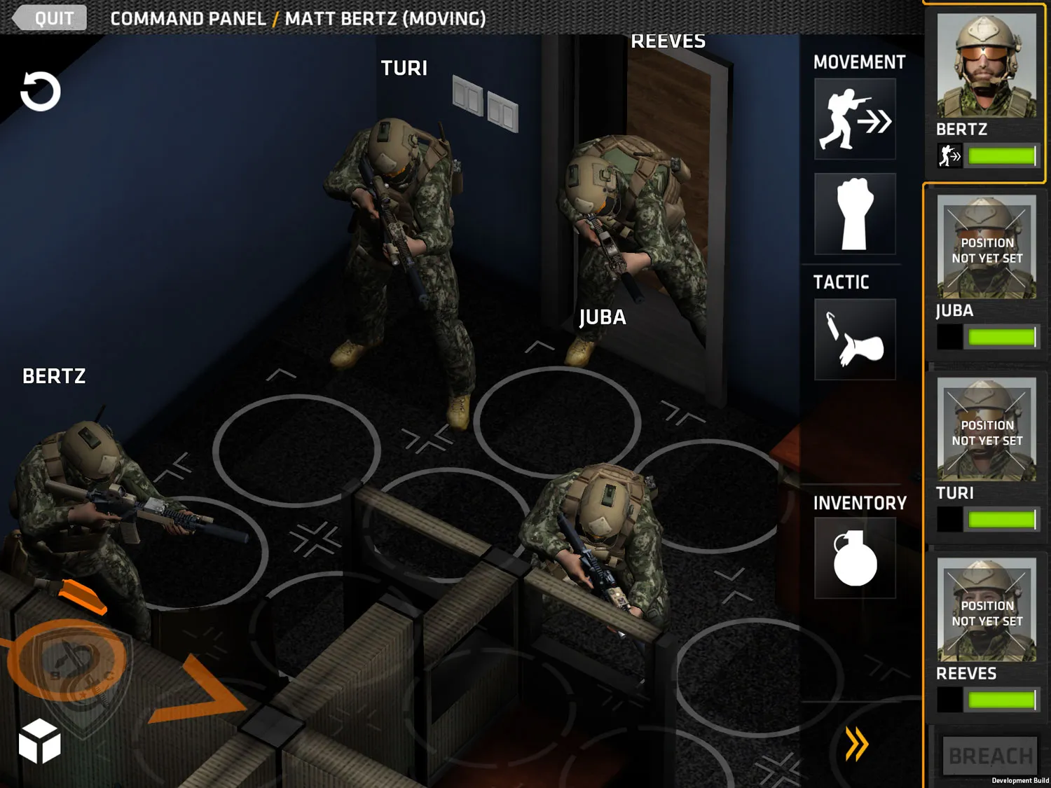 New Breach & Clear Screens