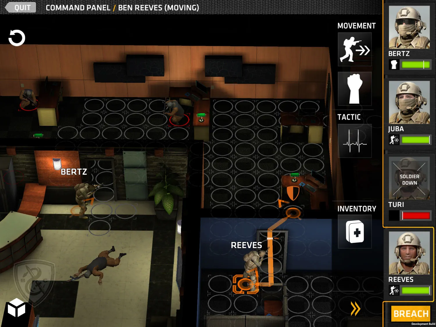 New Breach & Clear Screens