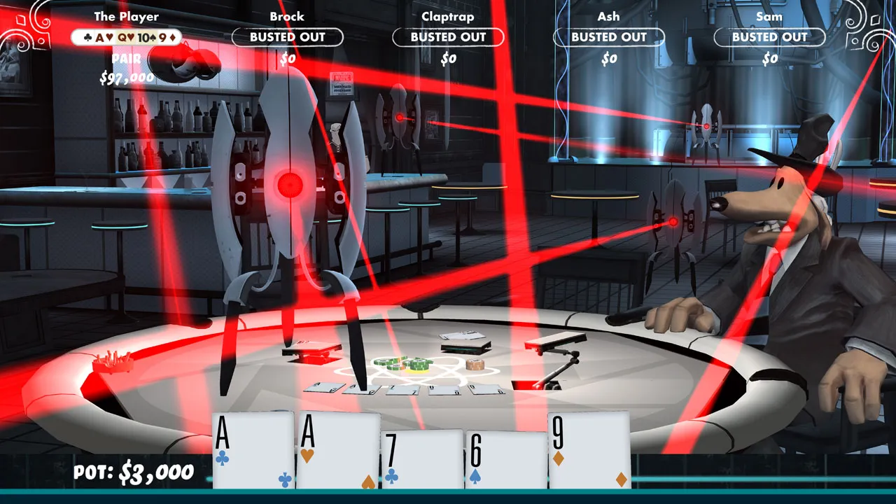 Claptrap And GLaDOS Join Cast For Telltale Games' Poker Night 2