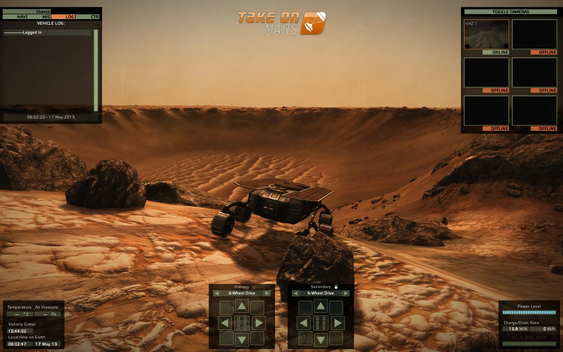 Explore Mars With This Simulated Rover
