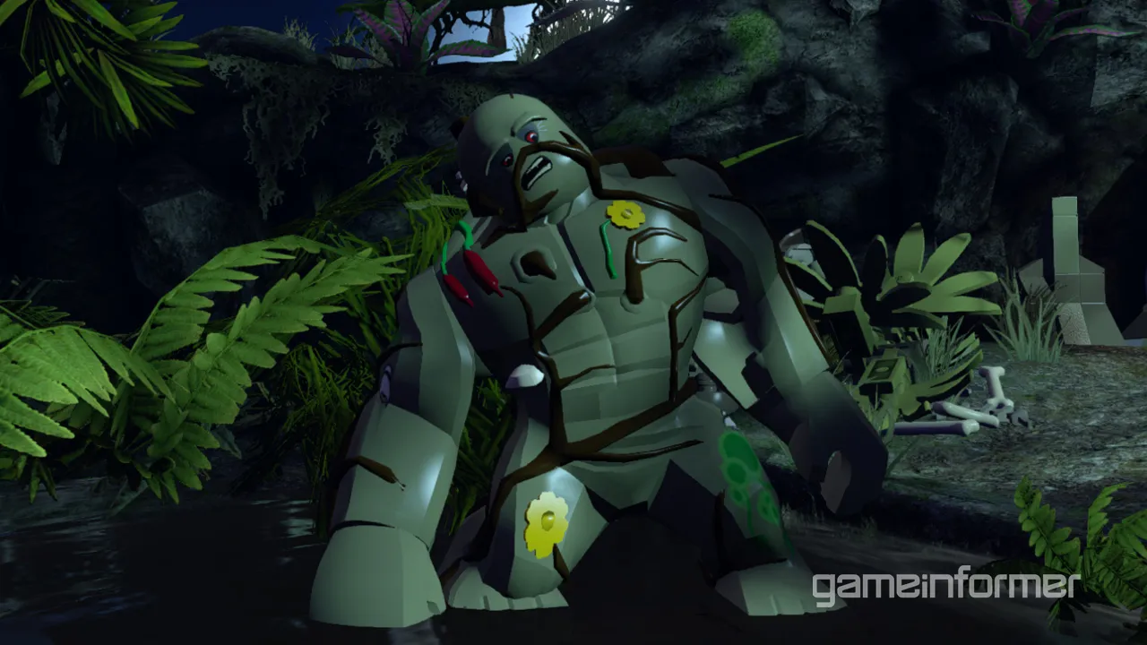 Exclusive First Look At Swamp Thing & Detective Chimp In Lego Batman 3