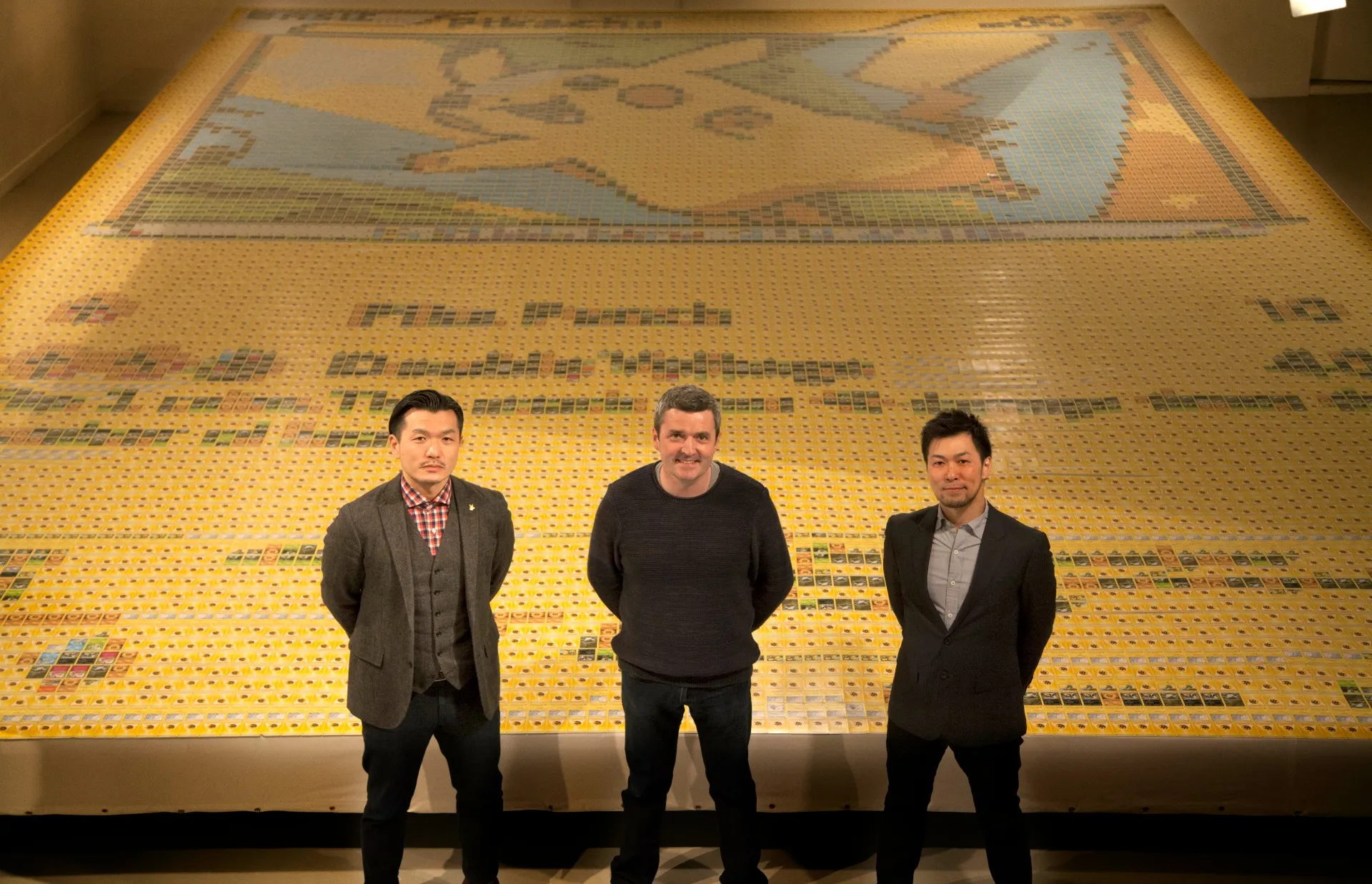 Artist Creates Colossal Pikachu Mosaic Using 12,987 Trading Cards