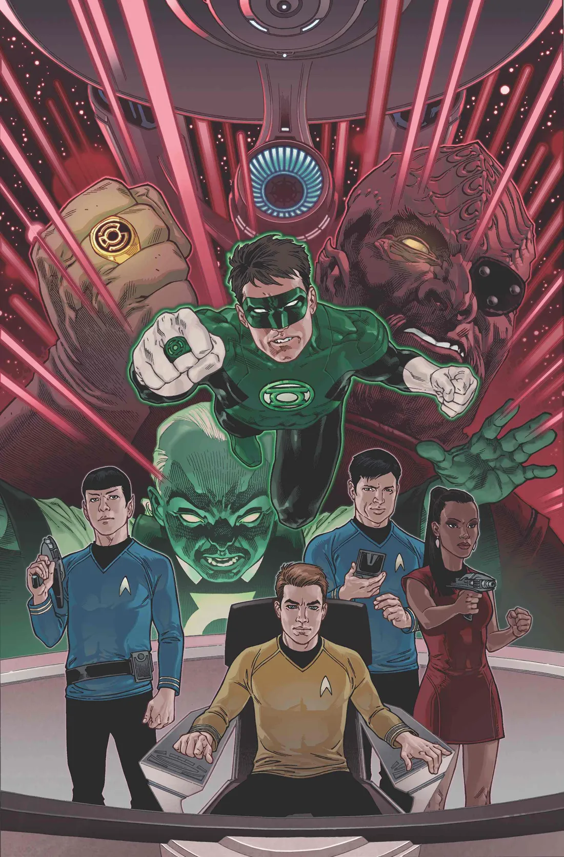 Green Lantern Teaming Up With Star Trek In Comic Mini-Series This July