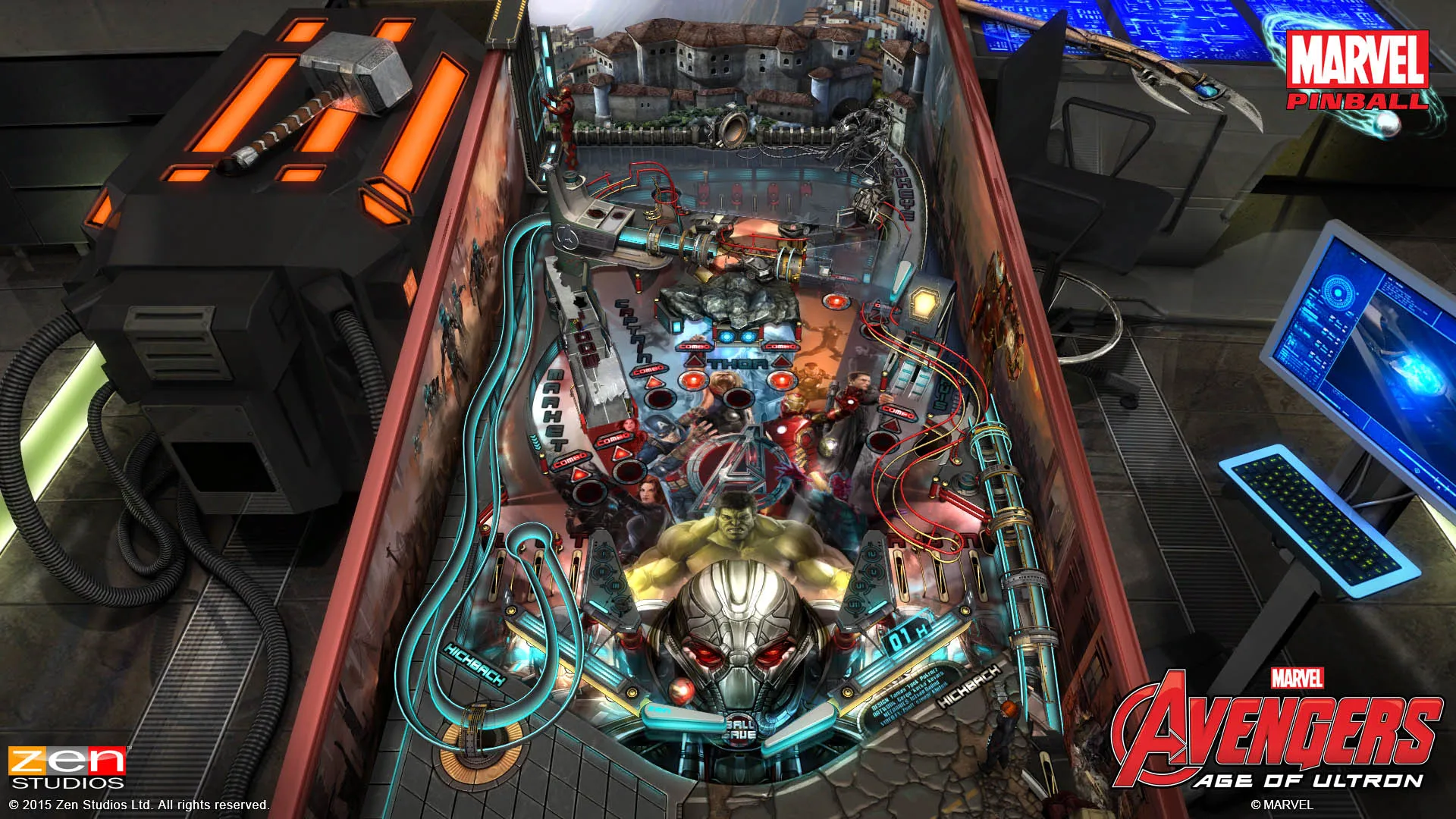The Avengers (Re)Assemble For Age Of Ultron Pinball