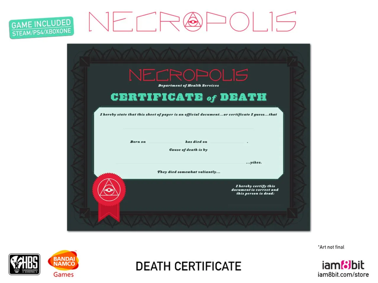 Necropolis Collector's Edition Coming From iam8bit