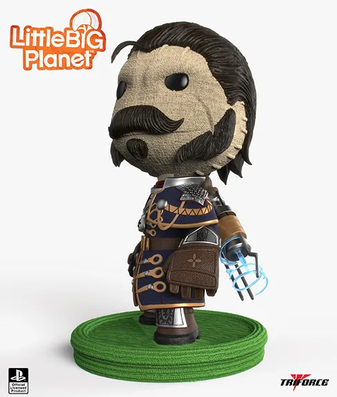 Triforce Puts A Victorian Mustache On Sackboy For LittleBigPlanet The Order: 1886 Figure