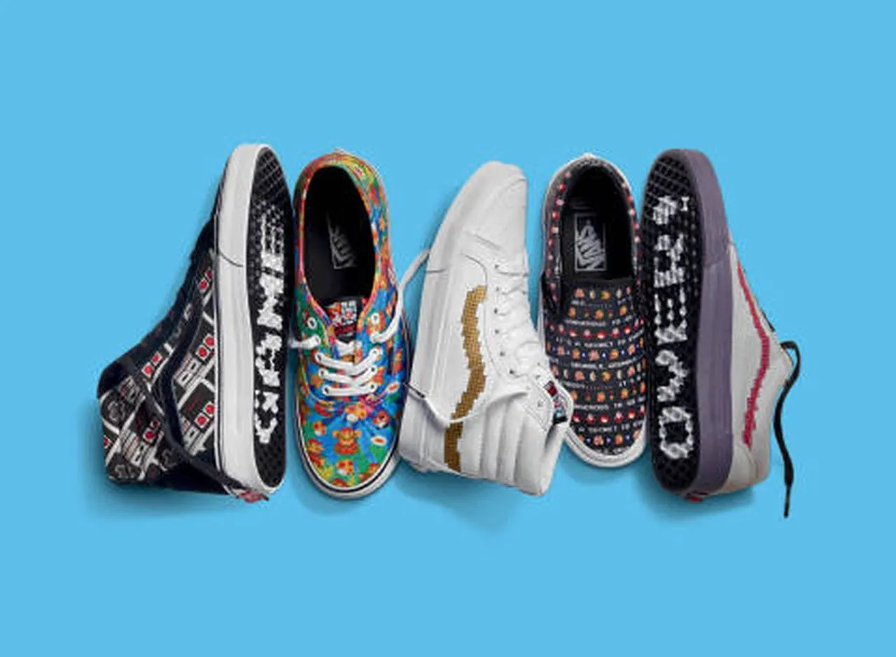 Nintendo And Vans Team Up For Exclusive Line Of Nintendo-Inspired Shoes