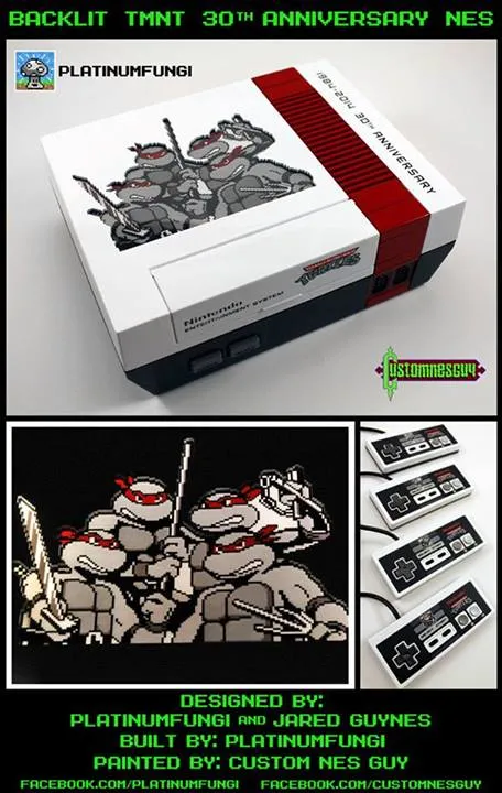 Custom Teenage Mutant Ninja Turtles NES Ready For 30th Anniversary Shellebration