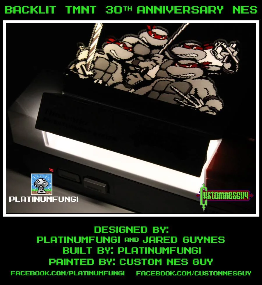 Custom Teenage Mutant Ninja Turtles NES Ready For 30th Anniversary Shellebration