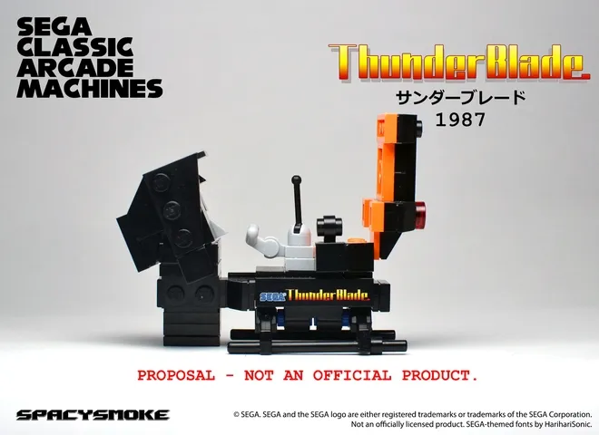 Sega Classic Arcade Machines Reimagined In Lego Form