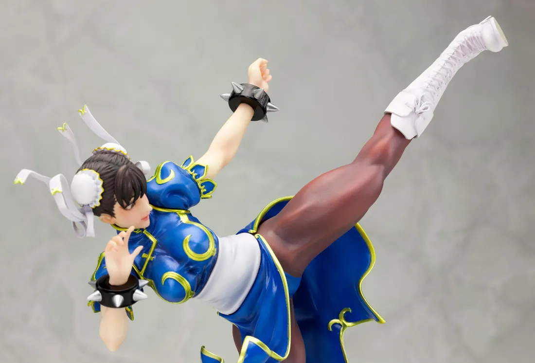 Kotobukiya Reveals Its High Kicking Chun-Li Statue
