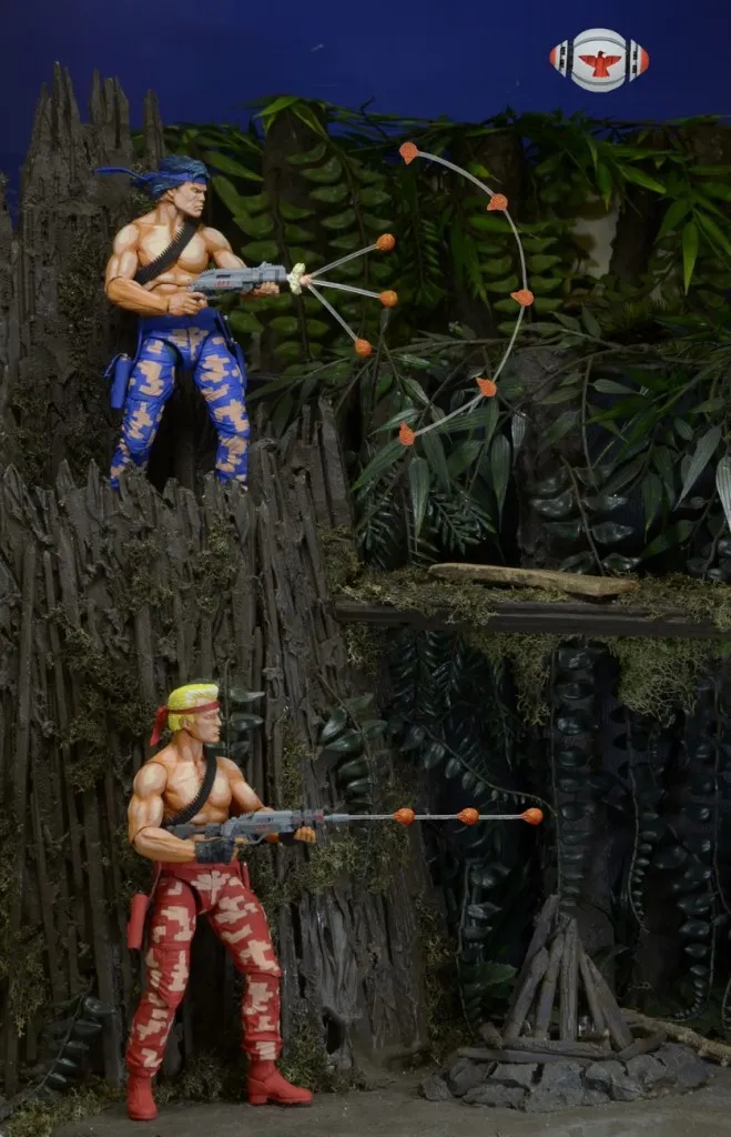 Blast Your Way Through Baddies With This Contra Action Figure Two-Pack