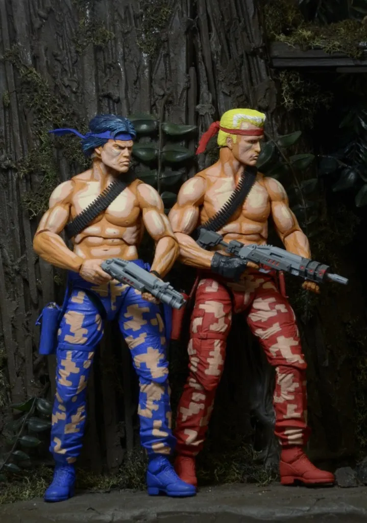 Blast Your Way Through Baddies With This Contra Action Figure Two-Pack