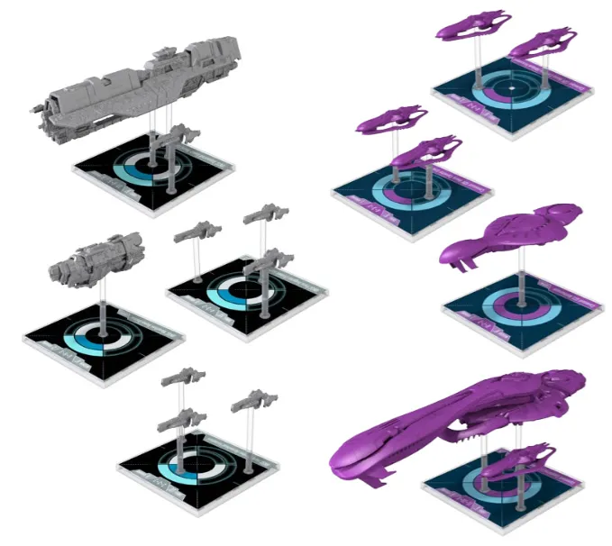 Halo: Fleet Battles' The Fall Of Reach Tabletop Game Available Now