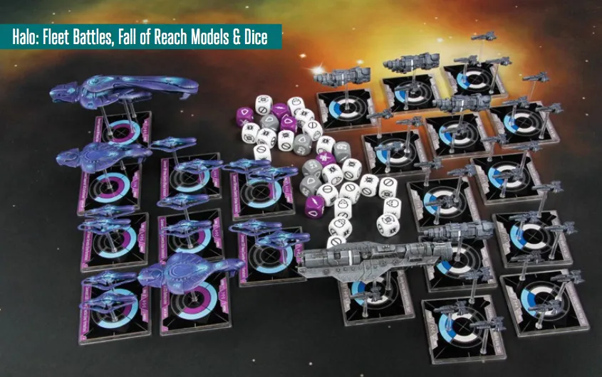 Halo: Fleet Battles' The Fall Of Reach Tabletop Game Available Now