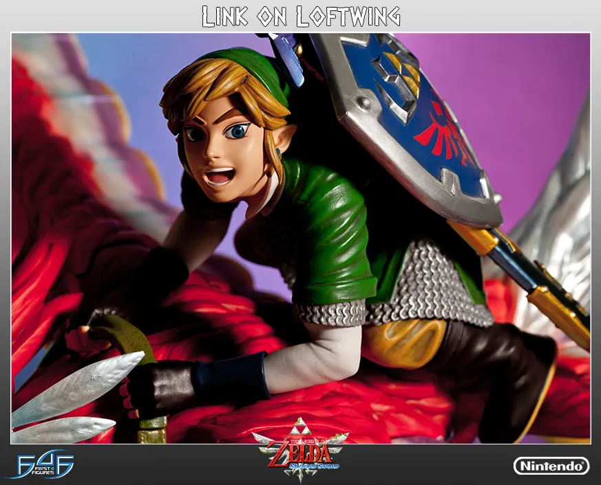 First 4 Figures Reveals Link On Loftwing Figure From Skyward Sword