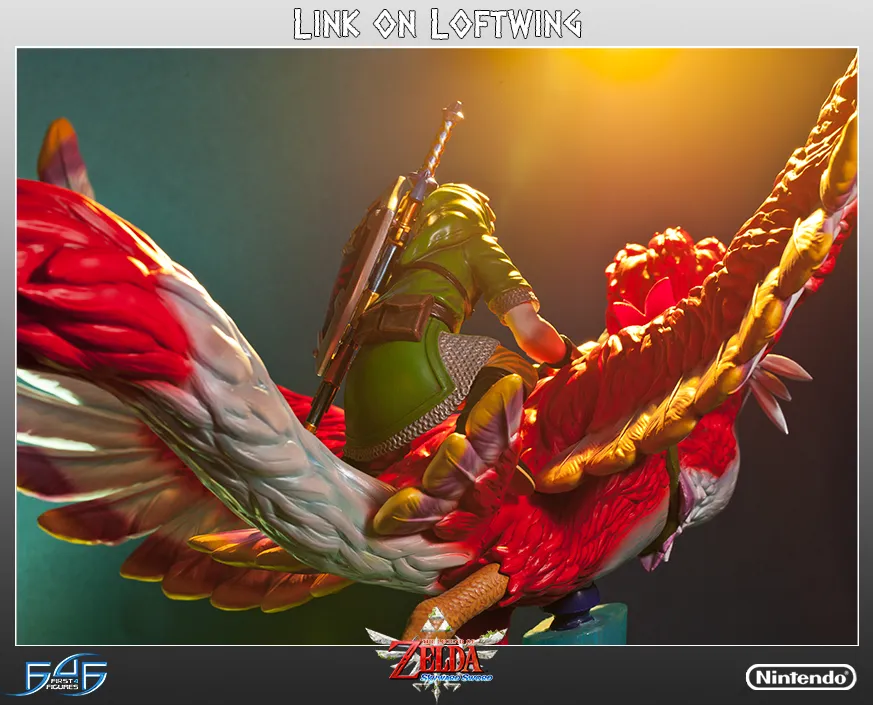 First 4 Figures Reveals Link On Loftwing Figure From Skyward Sword