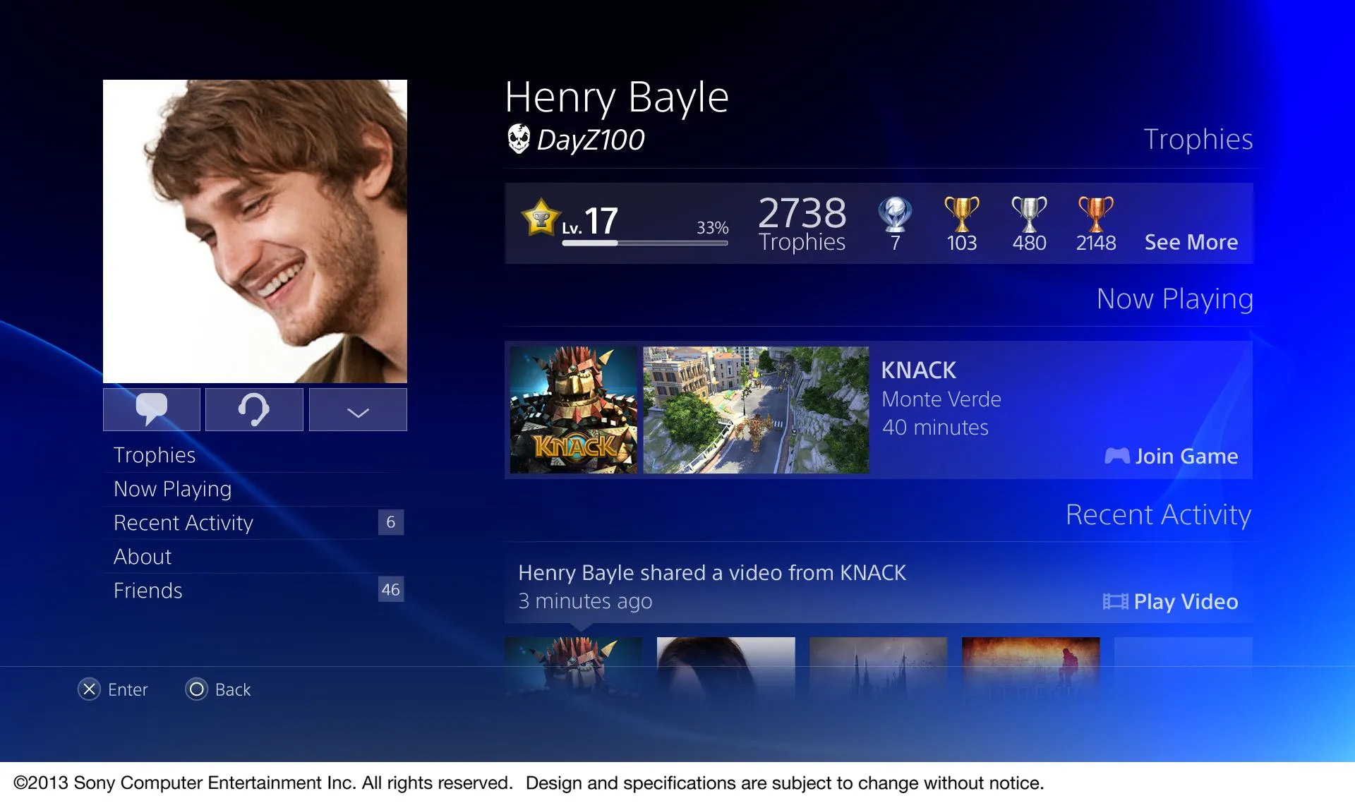 PS4's Interface Shown In High Definition