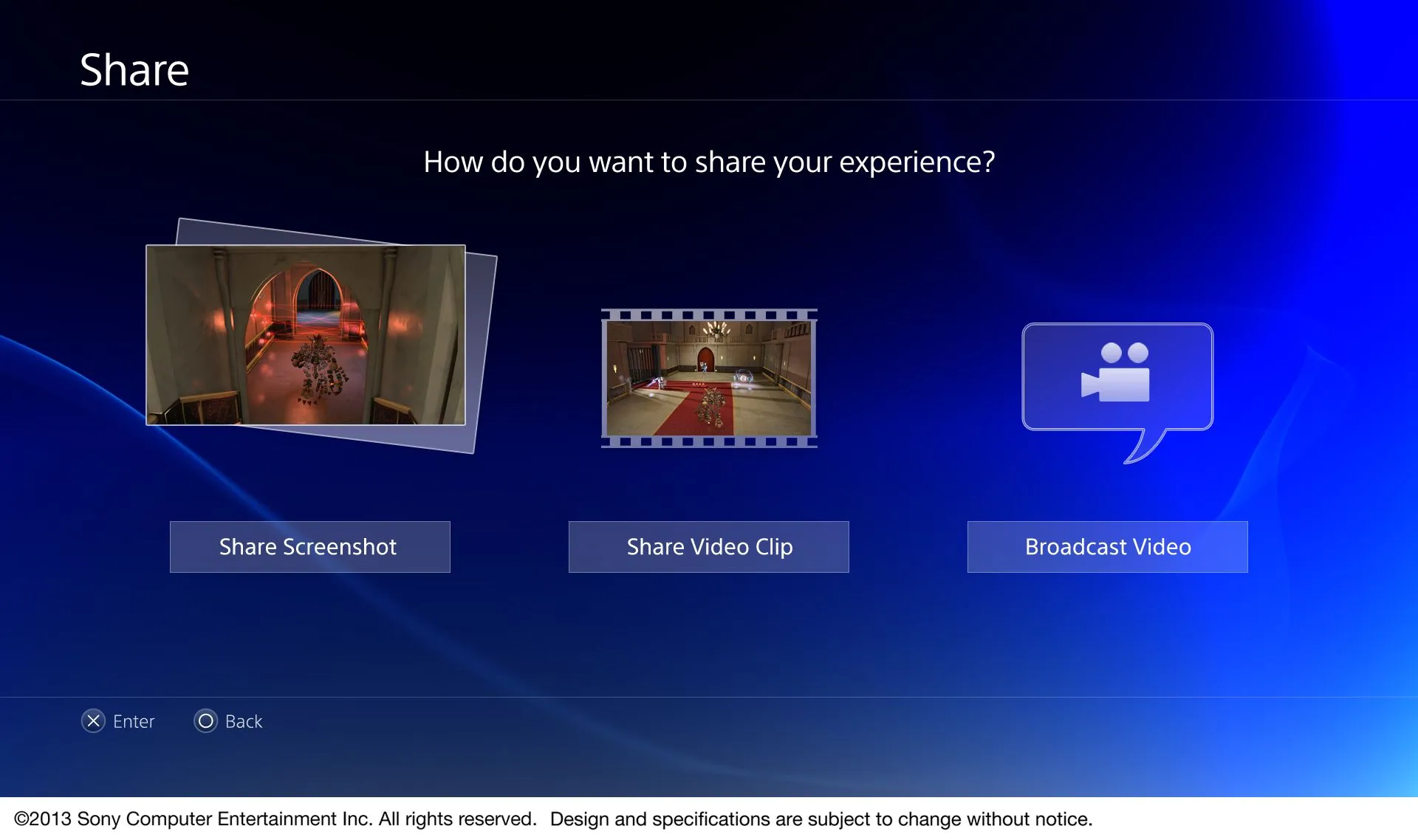 PS4's Interface Shown In High Definition