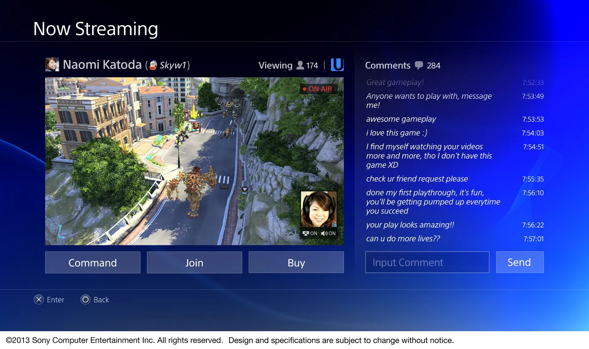 PS4's Interface Shown In High Definition