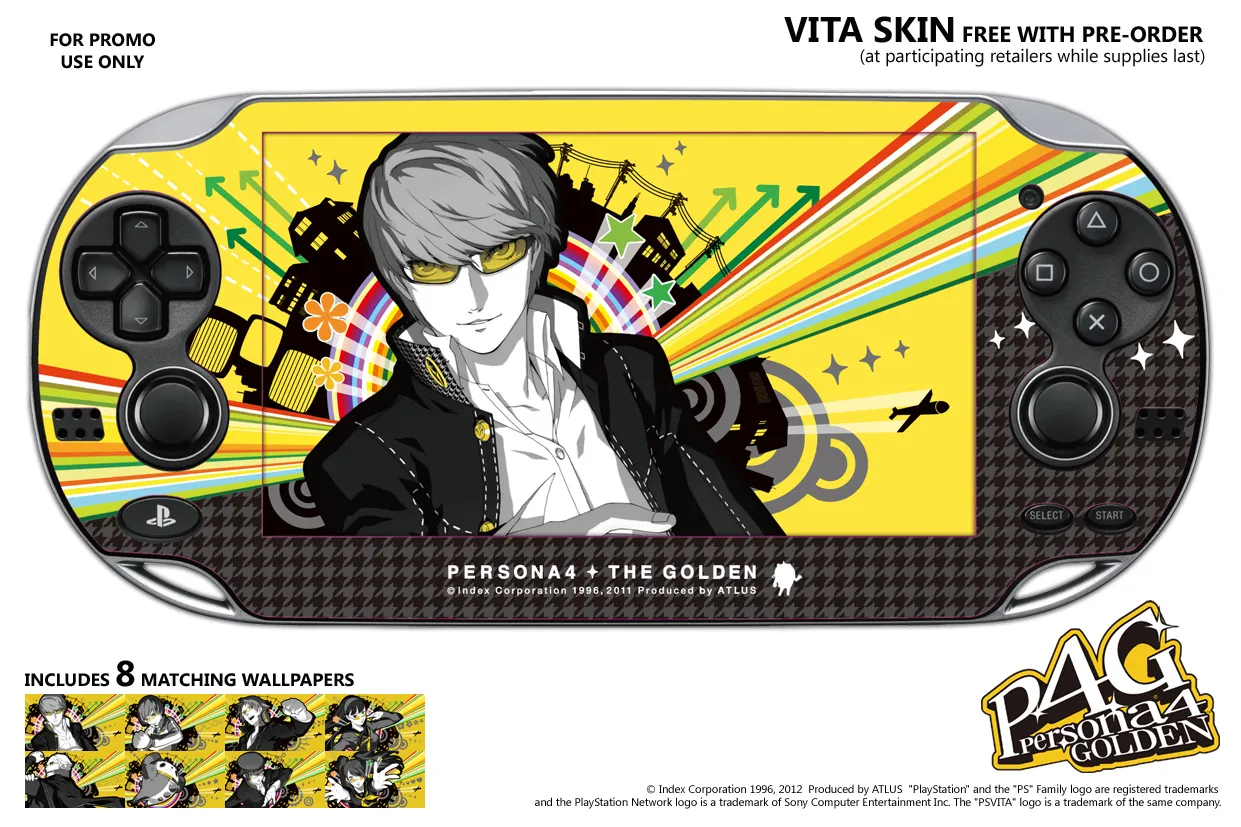 Reserve Persona 4 Golden Get A Skin For Your Vita