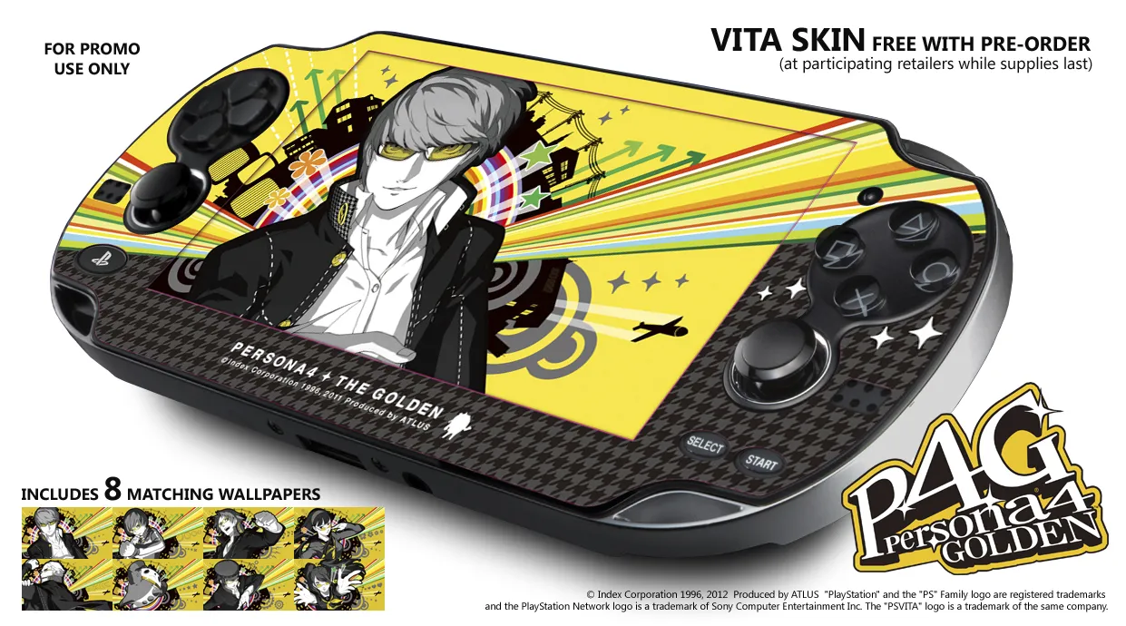 Reserve Persona 4 Golden Get A Skin For Your Vita