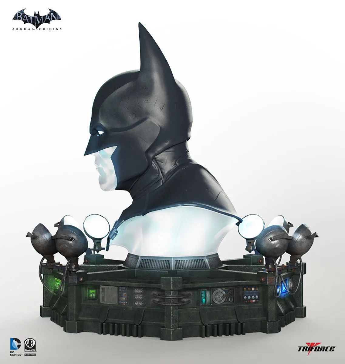 Triforce Reveals $850 Batman: Arkham Origins Cowl Replica Statue