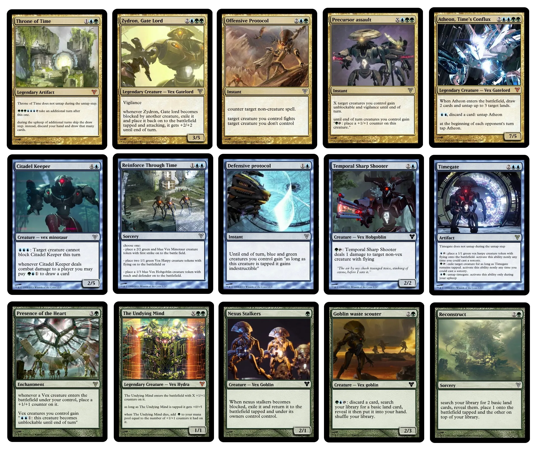 Check Out This Destiny-Themed Magic The Gathering Card Set