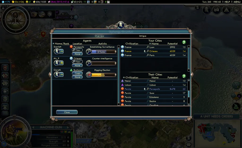 Civilization V Expansion Adds Religion, Spies